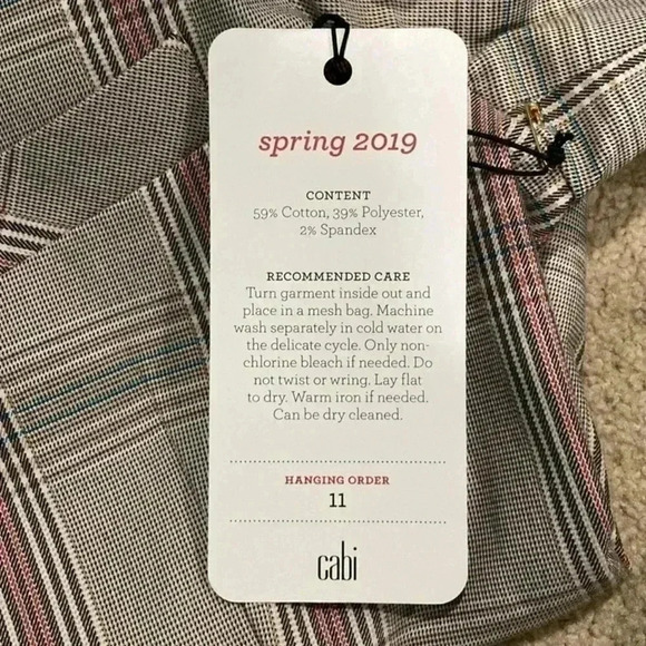 New with tags Cabi cranberry crush sleuth blazer - Picture 6 of 6